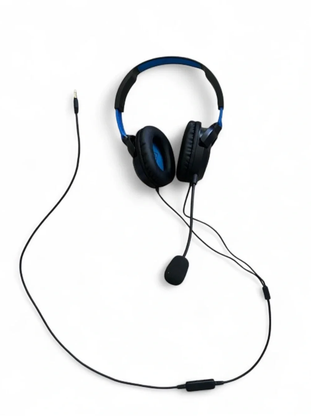 Black & Blue Turtle Beach Wired Gaming Headset with Microphone